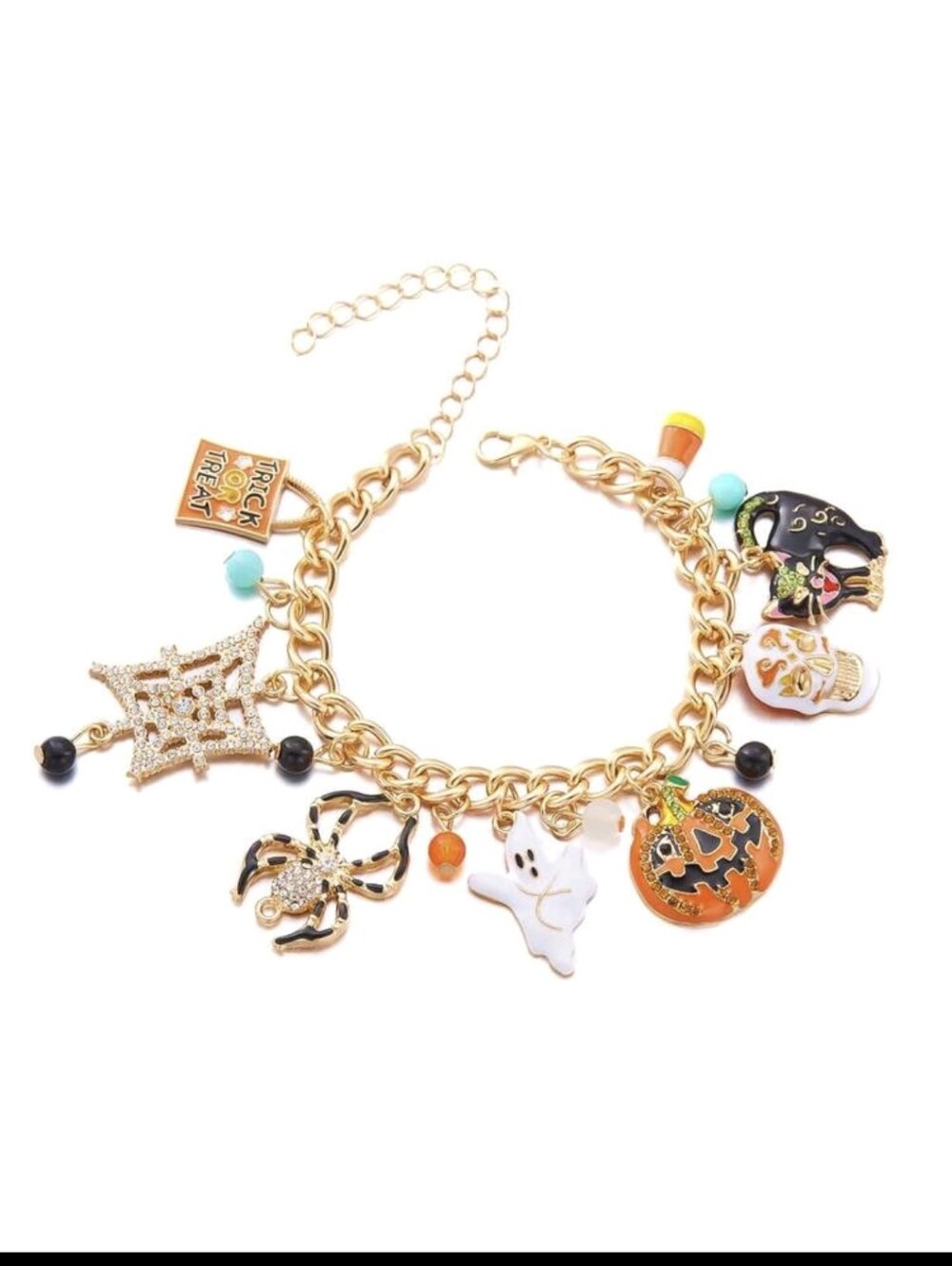 Halloween Charm Bracelet NEW